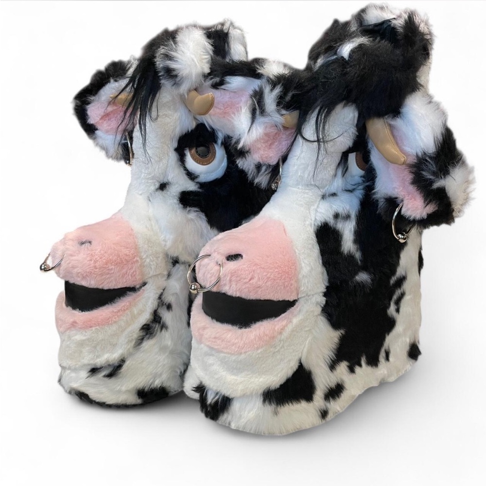 Delia's by Dollskill Platform cow boots! Size 7 - Picture 4 of 8